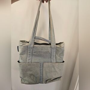Dagne Dover Denim Bucket Bag